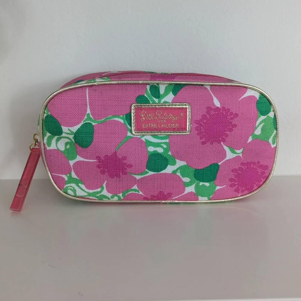 Lily Pulitzer for Estee Lauder Floral Makeup Bag Pouch NEW